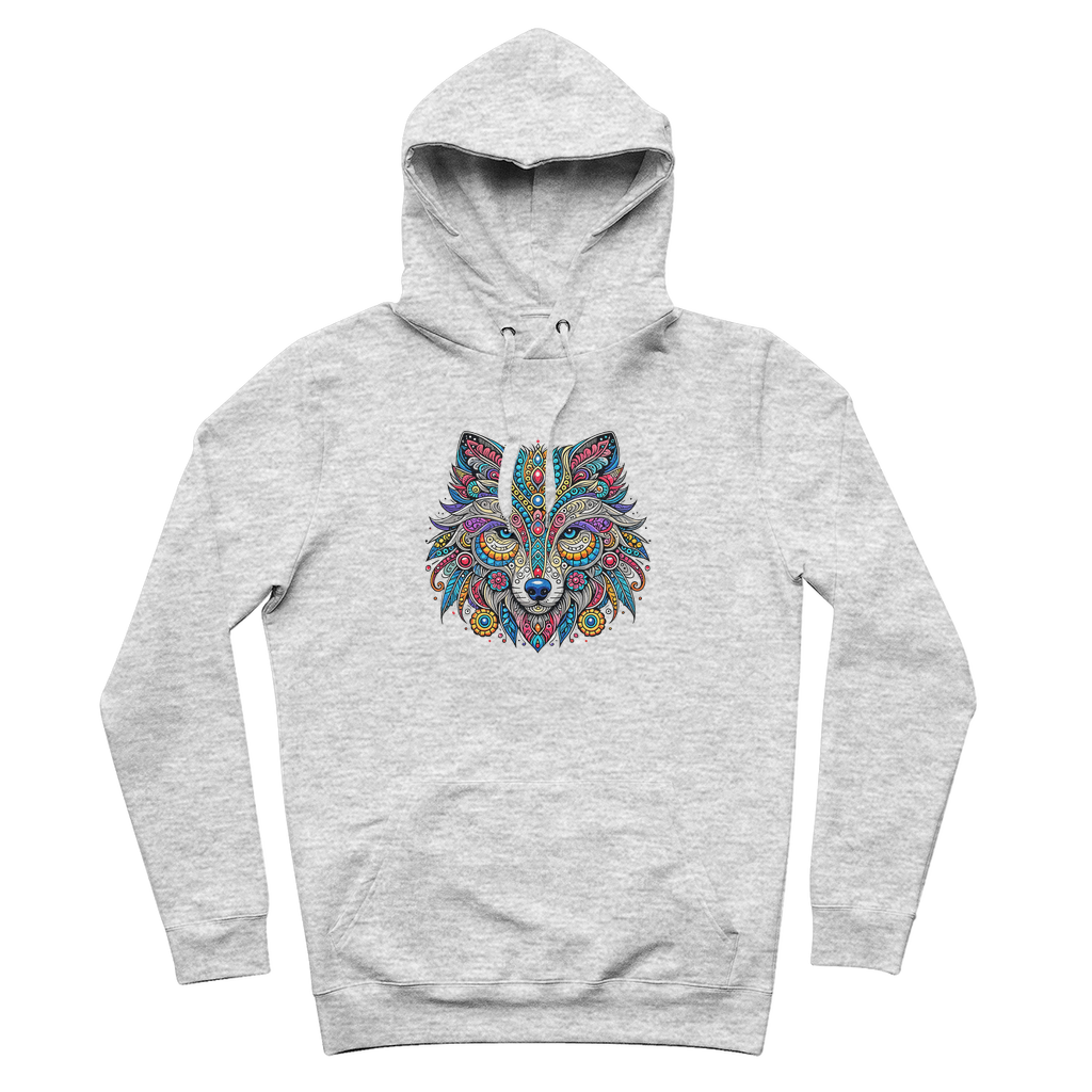 WOLF - 100% Organic Cotton Hoodie