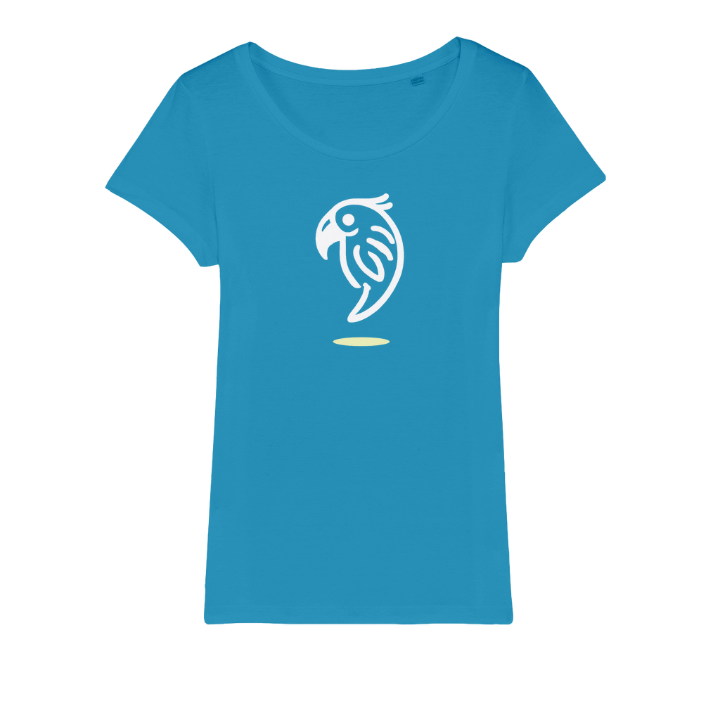 WHITE PARROT - Organic Jersey Womens T-Shirt