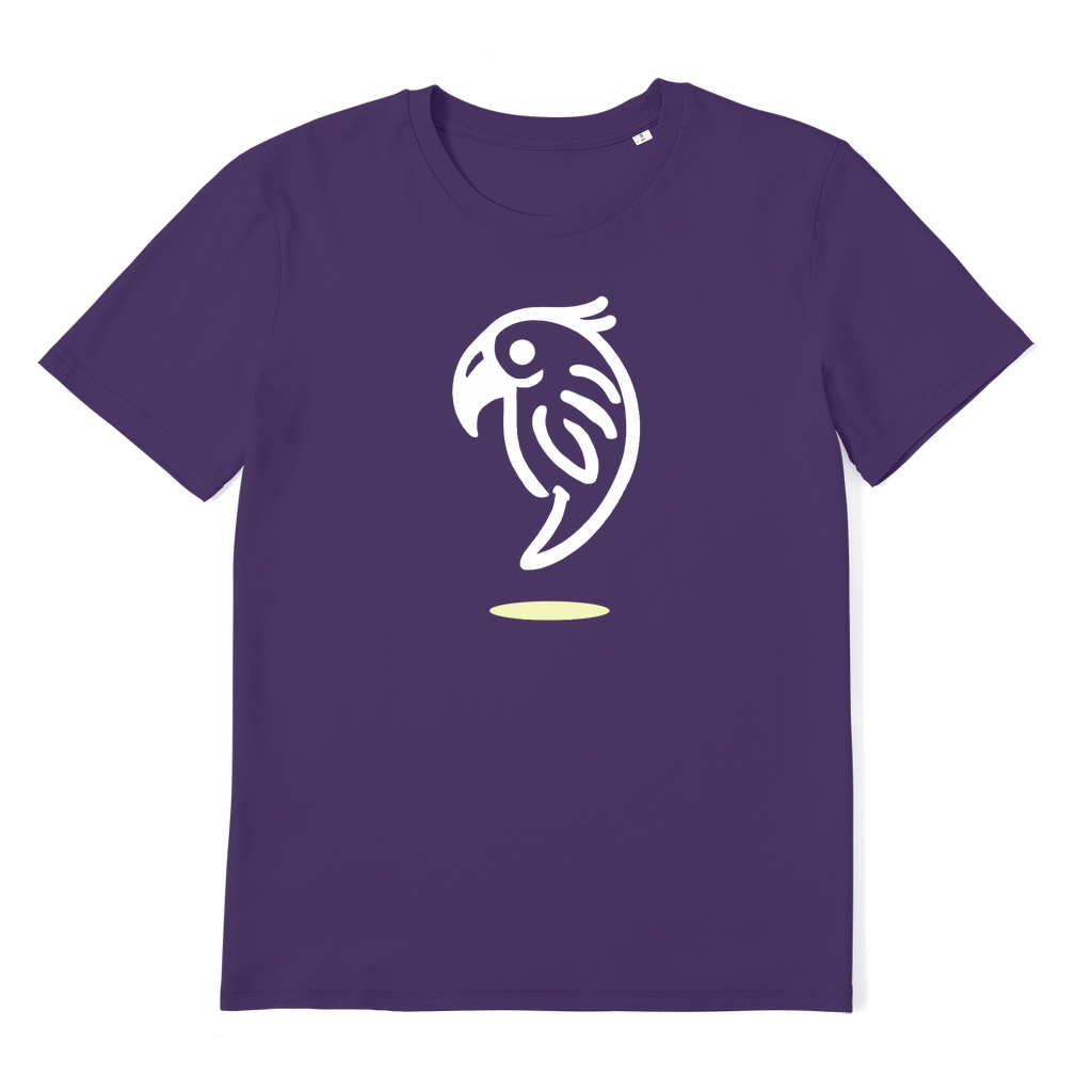 WHITE PARROT - Premium Organic Unisex T-Shirt | Eco-Friendly & Fair Wear Certified