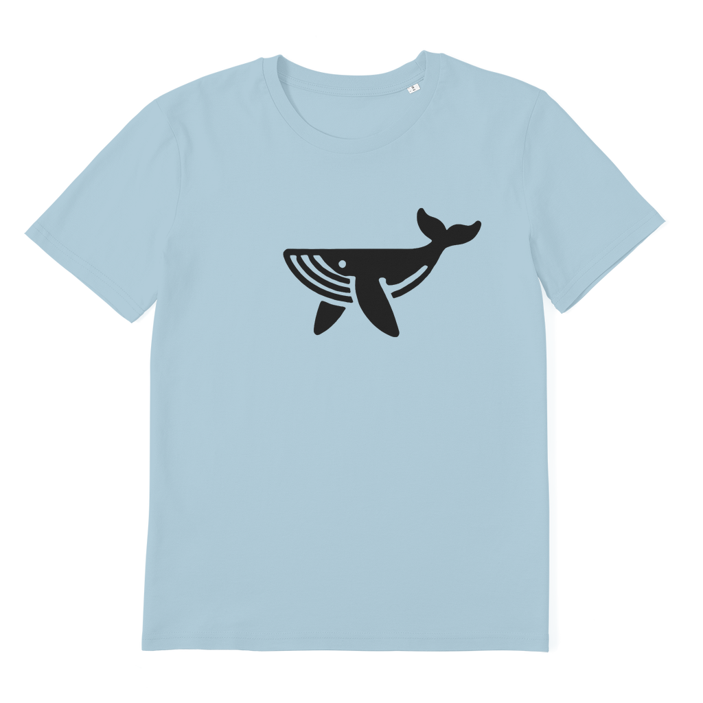 WHALE - Premium Organic Unisex T-Shirt | Eco-Friendly & Fair Wear Certified