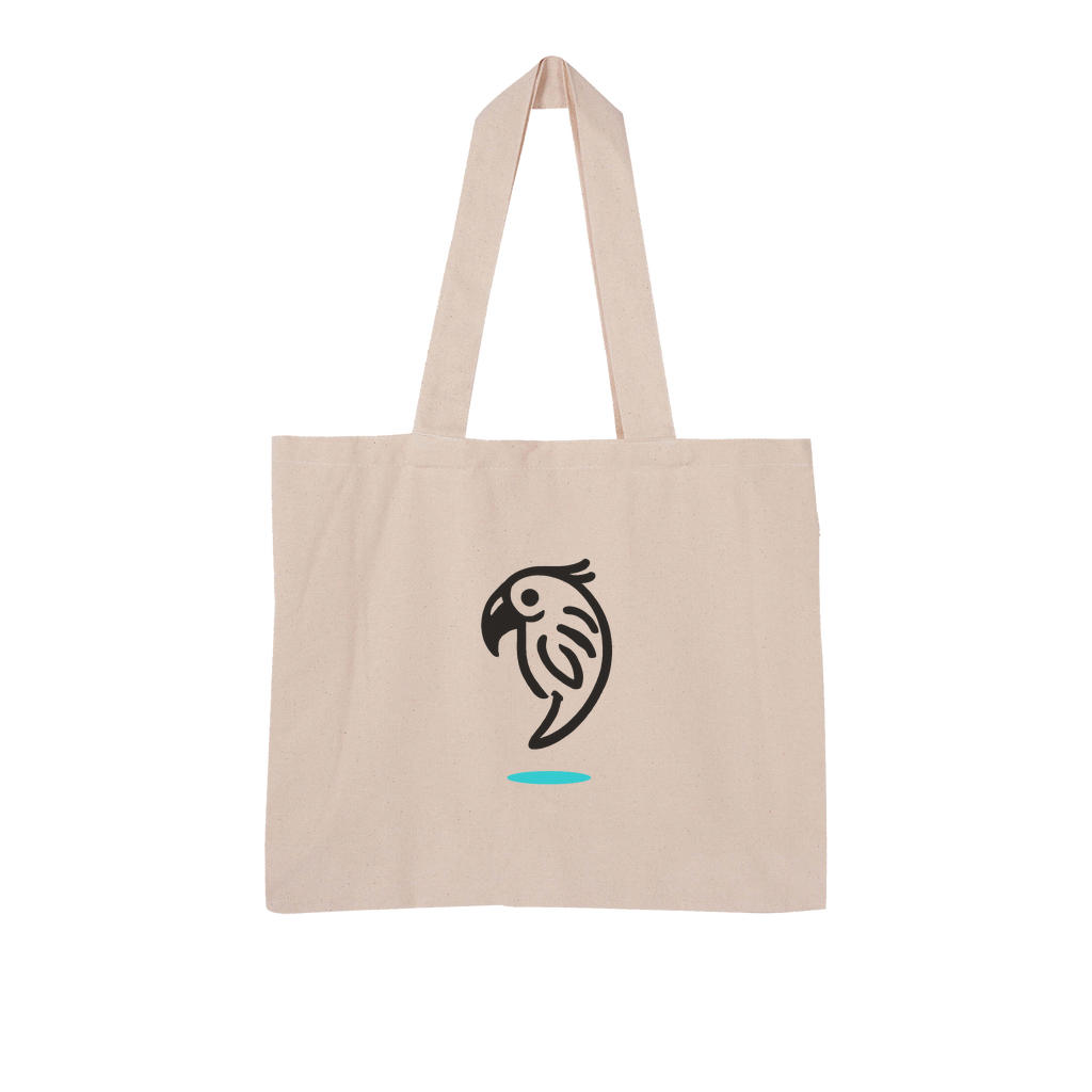 PARROT - Large Organic Tote Bag