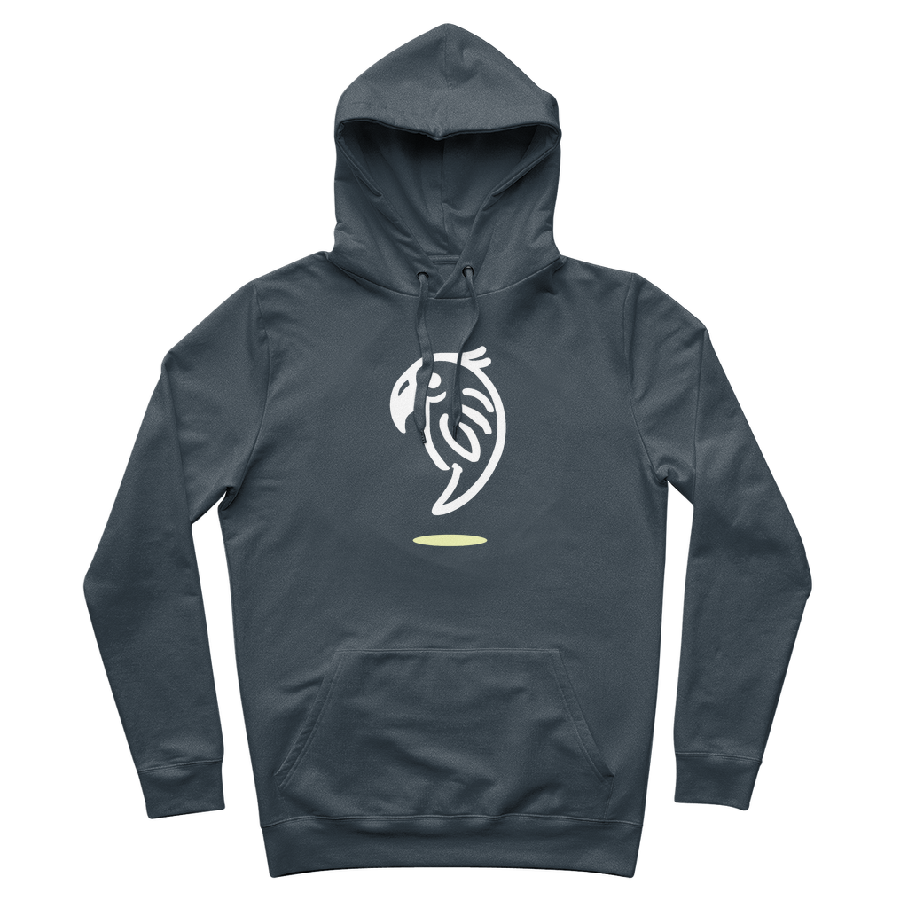 WHITE PARROT - 100% Organic Cotton Hoodie