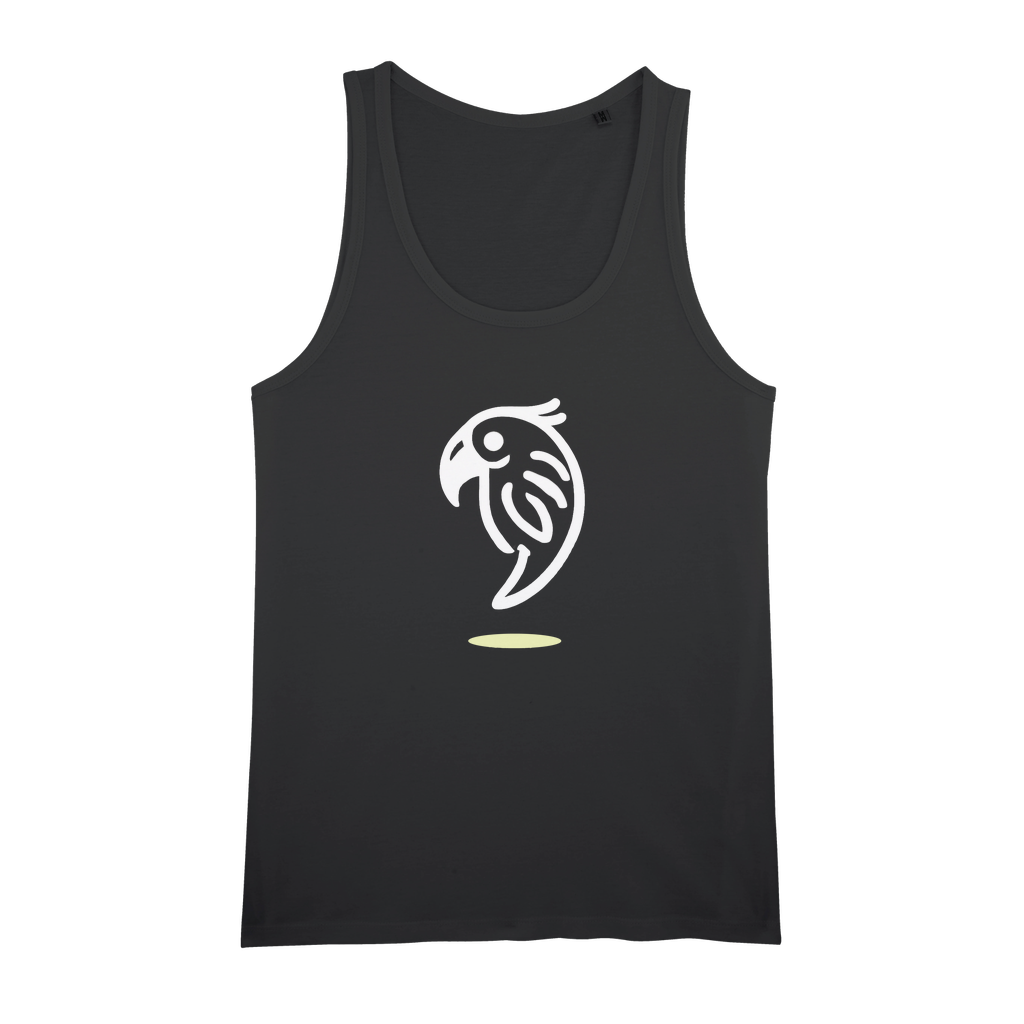 WHITE PARROT - Organic Jersey Unisex Tank Top