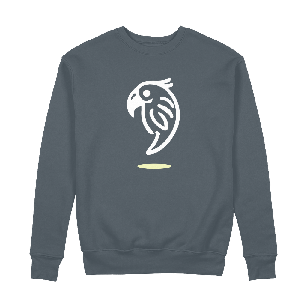 WHITE PARROT - 100% Organic Cotton Sweatshirt