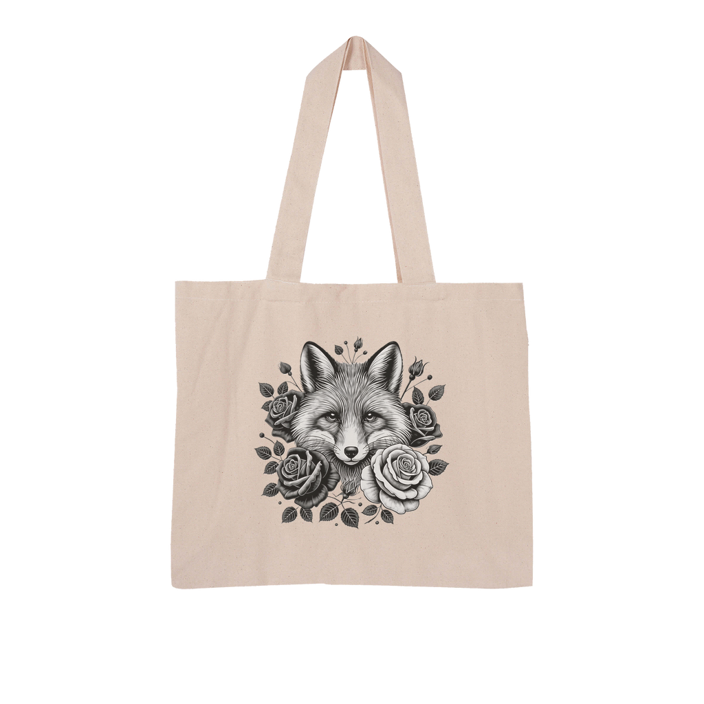 FOX - Large Organic Tote Bag