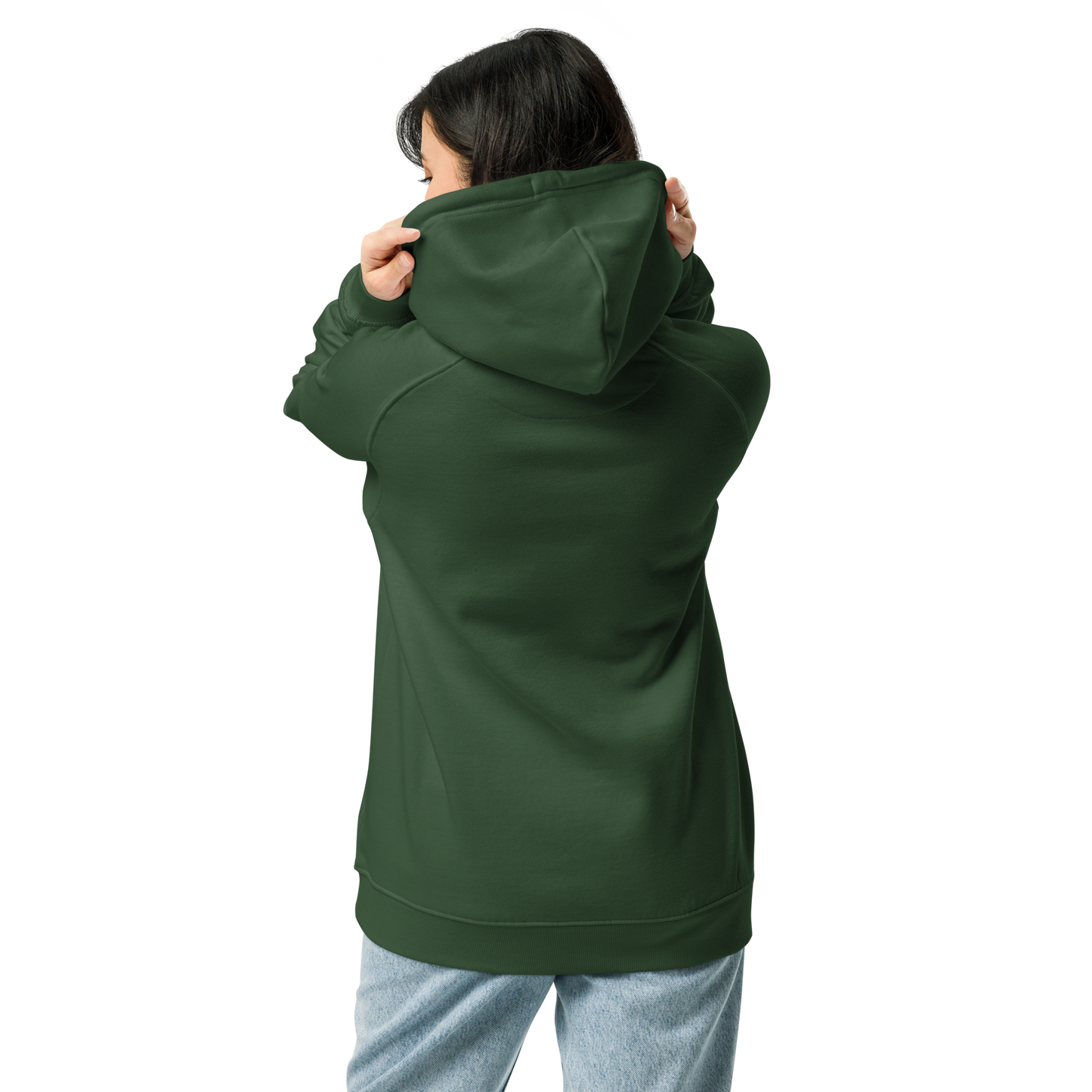 WHITE OWL - Unisex eco raglan hoodie