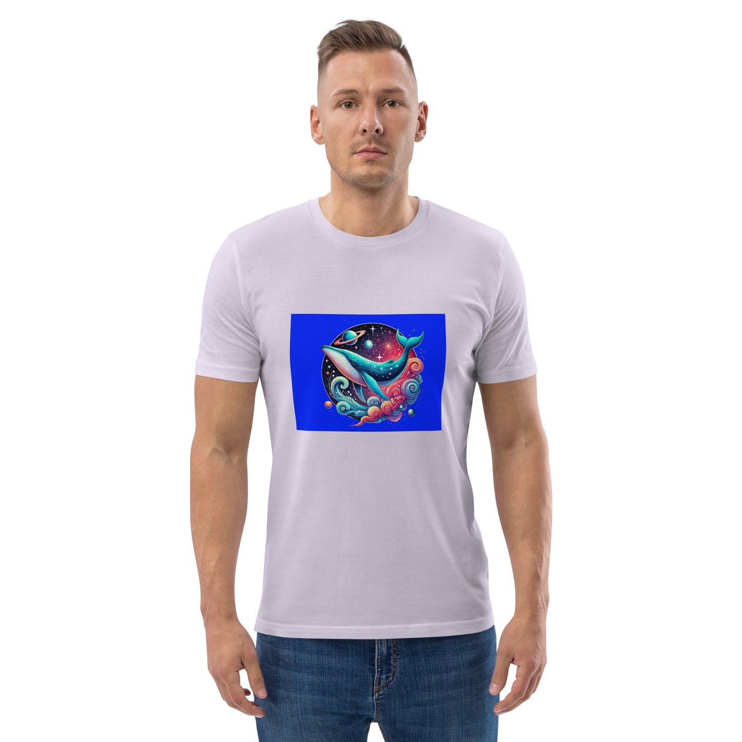 SPACE WHALE - Unisex organic cotton t-shirt