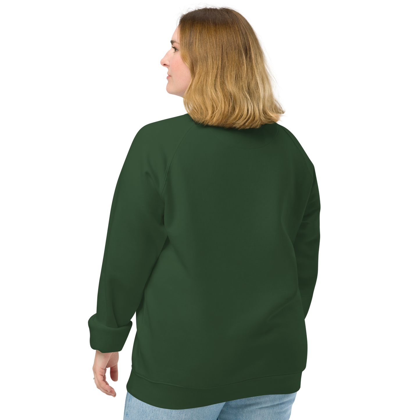 POPPY - Unisex organic raglan sweatshirt