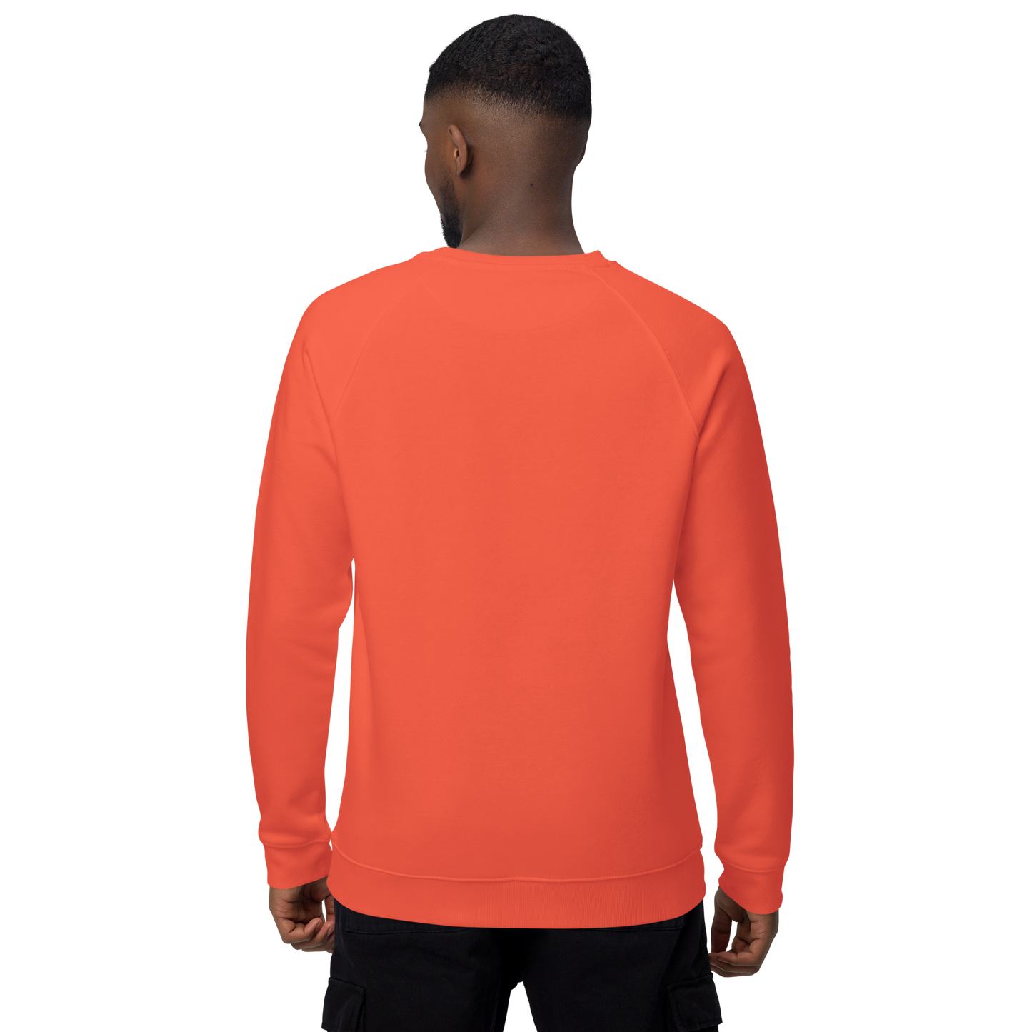 WHALE - Unisex organic raglan sweatshirt