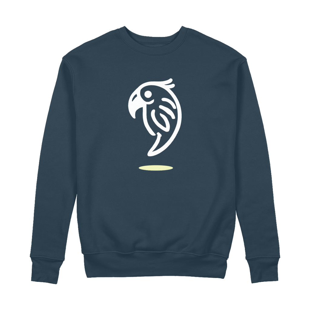 WHITE PARROT - 100% Organic Cotton Sweatshirt