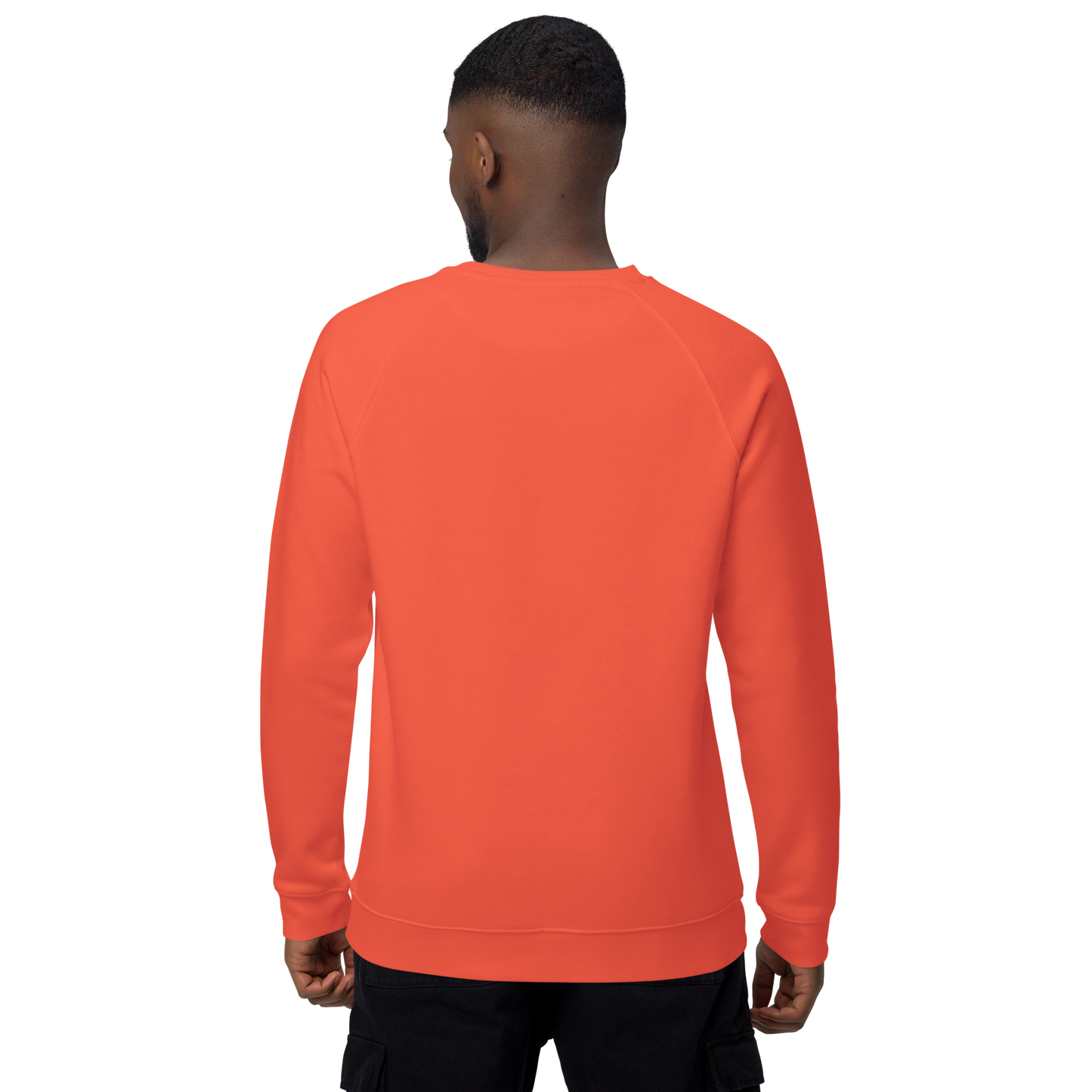 WHALE - Unisex organic raglan sweatshirt