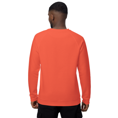 WHALE - Unisex organic raglan sweatshirt