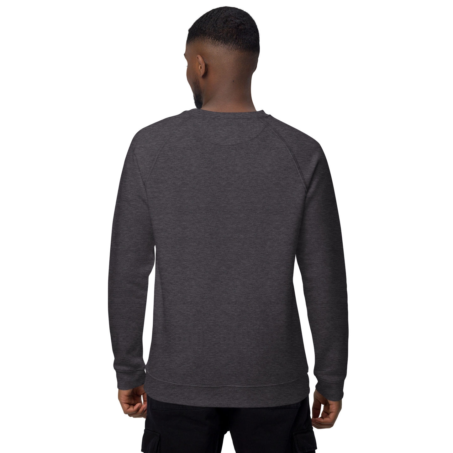WHALE - Unisex organic raglan sweatshirt