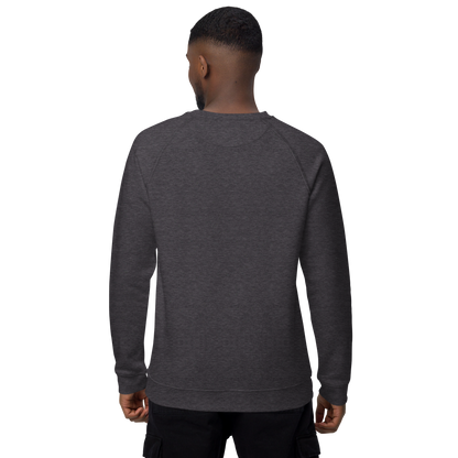 WHALE - Unisex organic raglan sweatshirt